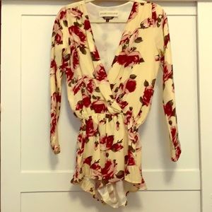 Stone Cols Fox Romper. Silk, hardly worn